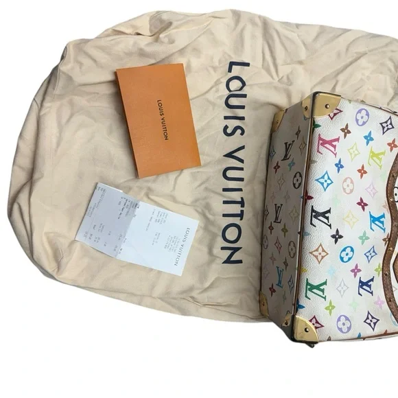 Louis Vuitton White Multicolor murakami Trouville PM - Picture 7 of 16